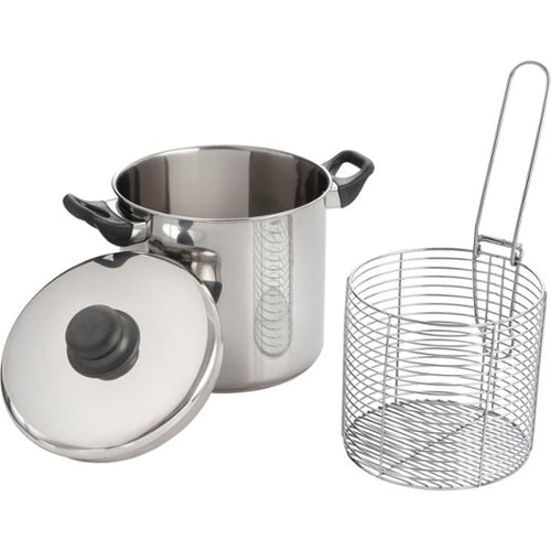Cook Pro - 6-Quart Stovetop Deep Fryer - Silver