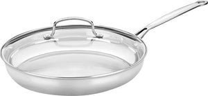 Cuisinart - Chef's Classic 12" Skillet - Stainless-Steel