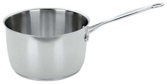 Cuisinart - Chef's Classic Cook-and-Pour 3-Quart Sauce Pan - Stainless-Steel